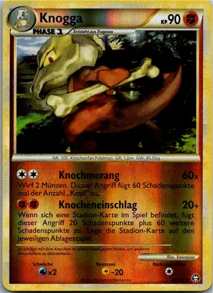 Pokémon-Karte Knogga 44/102 Triumph