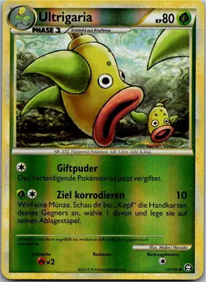 Pokémon-Karte Ultrigaria 53/102 Triumph