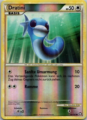 Pokémon-Karte Dratini 62/102 Triumph