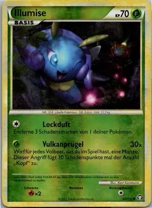 Pokémon-Karte Illumise 64/102 Triumph