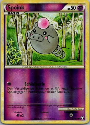 Pokémon-Karte Spoink 77/102 Triumph