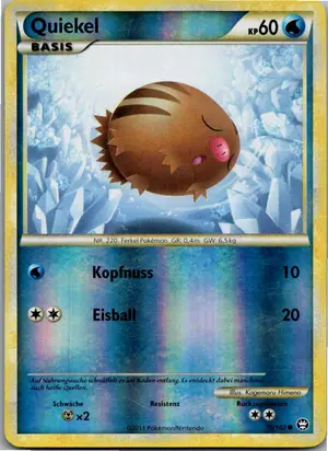 Pokémon-Karte Quiekel 79/102 Triumph