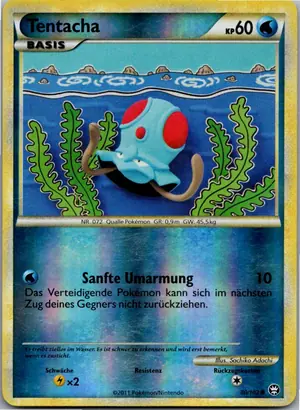 Pokémon-Karte Tentacha 80/102 Triumph