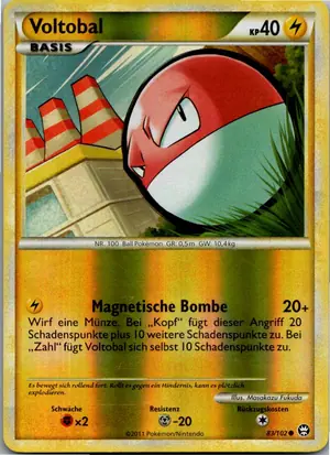 Pokémon-Karte Voltobal 83/102 Triumph