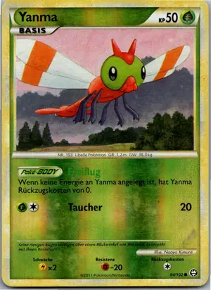 Pokémon-Karte Yanma 84/102 Triumph