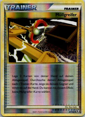 Pokémon-Karte Müllgreifer 87/102 Triumph