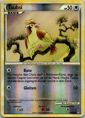 Pokémon-Karte Taubsi 67/95 Ruf der Legenden