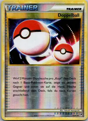 Pokémon-Karte Doppelball 78/95 Ruf der Legenden