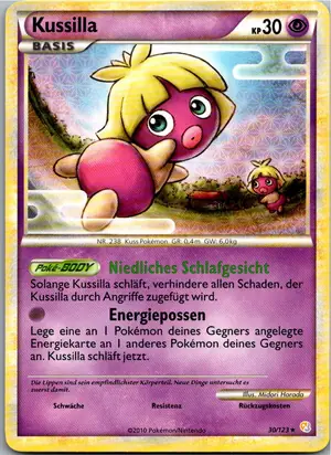 Pokémon-Karte Kussilla 30/123 HeartGold SoulSilver