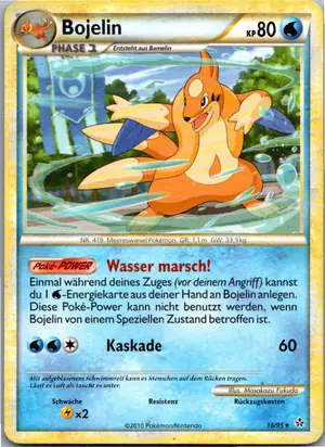Pokémon-Karte Bojelin 16/95 Entfesselt