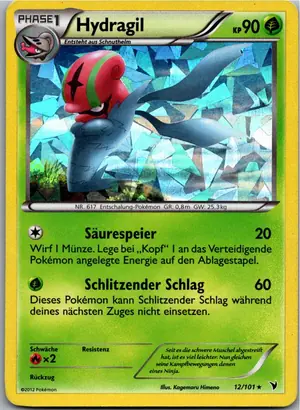 Pokémon-Karte Hydragil 12/101 Königliche Siege