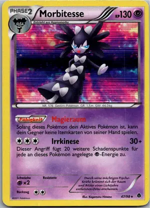 Pokémon-Karte Morbitesse 47/98 Aufstreben der Mächtigen
