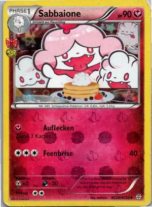 Pokémon-Karte Sabbaione RC20/RC32 Generationen