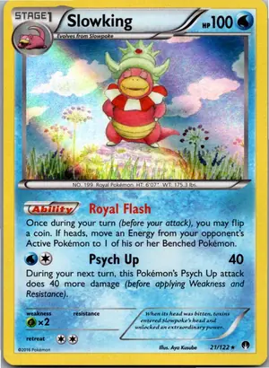 Pokémon-Karte Slowking Laschoking 21/122 TURBOfieber