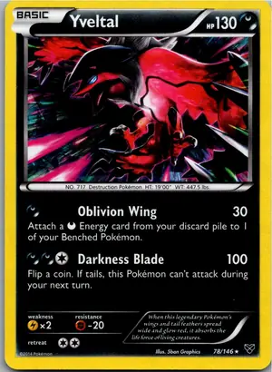Pokémon-Karte Yveltal 78/146 XY