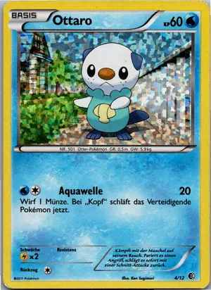 Pokémon-Karte Ottaro 4/12 McDonald's Collection 2011