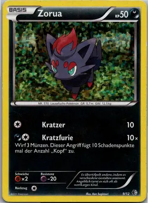 Pokémon-Karte Zorua 9/12 McDonald's Collection 2011