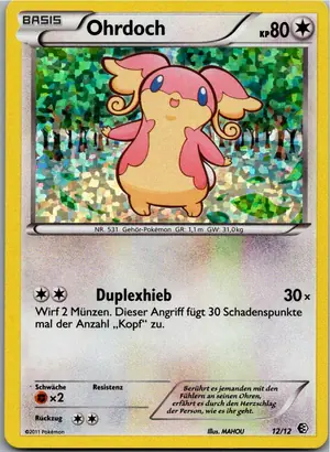 Pokémon-Karte Ohrdoch 12/12 McDonald's Collection 2011