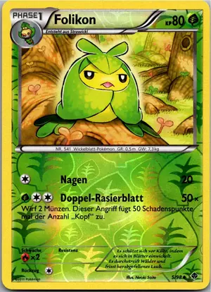 Pokémon-Karte Folikon 5/98 Aufstreben der Mächtigen