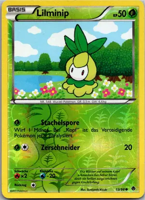 Pokémon-Karte Lilminip 13/98 Aufstreben der Mächtigen