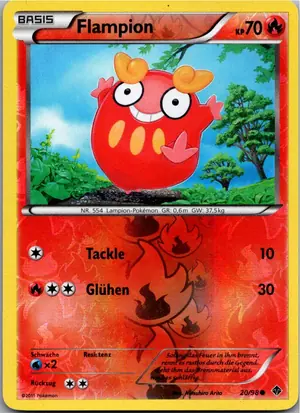 Pokémon-Karte Flampion 20/98 Aufstreben der Mächtigen