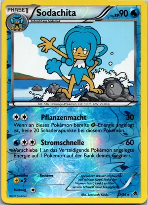 Pokémon-Karte Sodachita 23/98 Aufstreben der Mächtigen