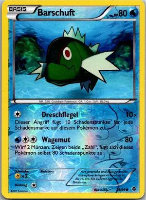 Pokémon-Karte Barschuft 24/98 Aufstreben der Mächtigen