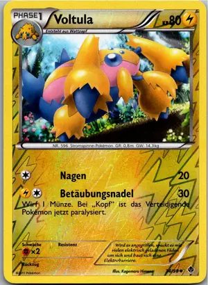 Pokémon-Karte Voltula 34/98 Aufstreben der Mächtigen