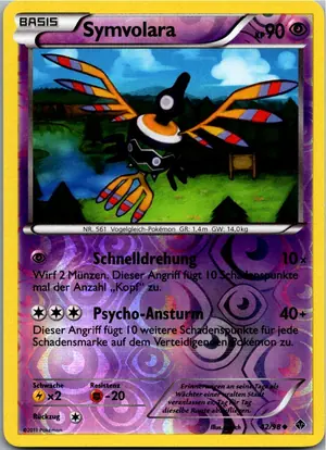 Pokémon-Karte Symvolara 42/98 Aufstreben der Mächtigen