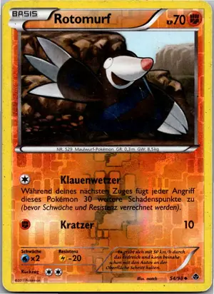 Pokémon-Karte Rotomurf 54/98 Aufstreben der Mächtigen