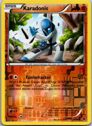 Pokémon-Karte Karadonis 59/98 Aufstreben der Mächtigen