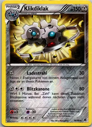 Pokémon-Karte Klikdiklak 76/98 Aufstreben der Mächtigen