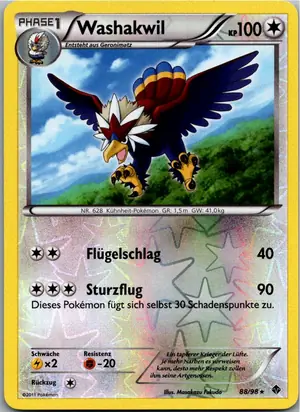Pokémon-Karte Washakwil 88/98 Aufstreben der Mächtigen