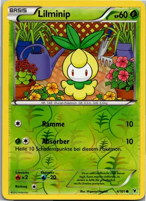 Pokémon-Karte Lilminip 4/101 Königliche Siege