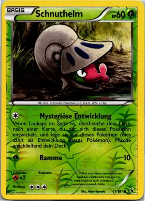 Pokémon-Karte Schnuthelm 11/101 Königliche Siege