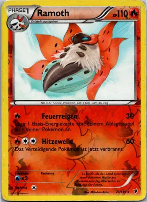 Pokémon-Karte Ramoth 21/101 Königliche Siege