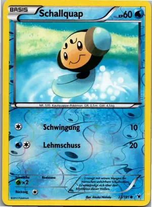 Pokémon-Karte Schallquap 22/101 Königliche Siege