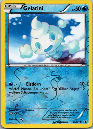 Pokémon-Karte Gelatini 27/101 Königliche Siege