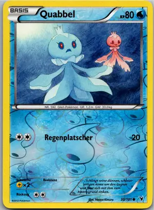 Pokémon-Karte Quabbel 30/101 Königliche Siege