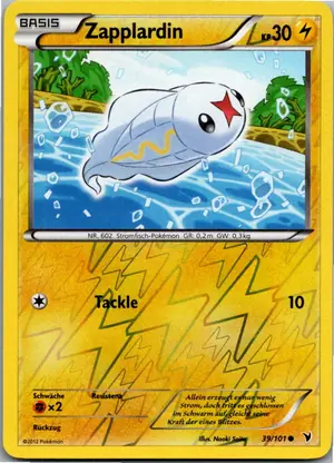 Pokémon-Karte Zapplardin 39/101 Königliche Siege