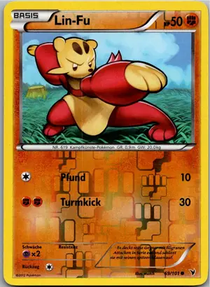 Pokémon-Karte Lin-Fu 69/101 Königliche Siege