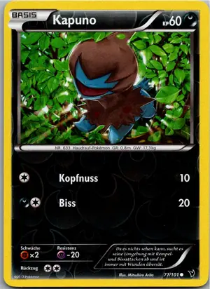 Pokémon-Karte Kapuno 77/101 Königliche Siege
