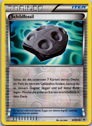 Pokémon-Karte Schildfossil 90/101 Königliche Siege