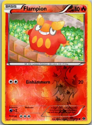 Pokémon-Karte Flampion 17/99 Kommende Schicksale
