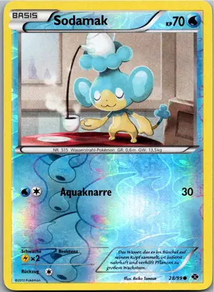 Pokémon-Karte Sodamak 28/99 Kommende Schicksale