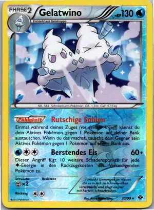 Pokémon-Karte Gelatwino 33/99 Kommende Schicksale