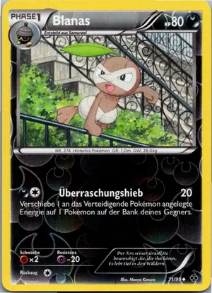 Pokémon-Karte Blanas 71/99 Kommende Schicksale