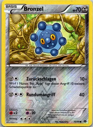 Pokémon-Karte Bronzel 75/99 Kommende Schicksale