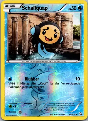Pokémon-Karte Schallquap 34/124 Hoheit der Drachen