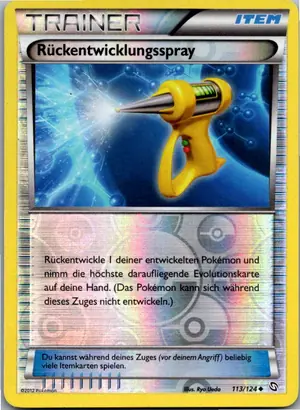 Pokémon-Karte Rückentwicklungsspray 113/124 Hoheit der Drachen